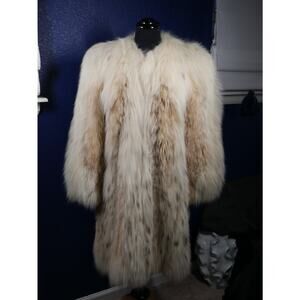 AMAZING RARE Russian Lynx Vintage Fur Coat Jacket